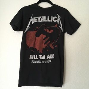 Metallica Band Kill ‘Em All Tour Tee